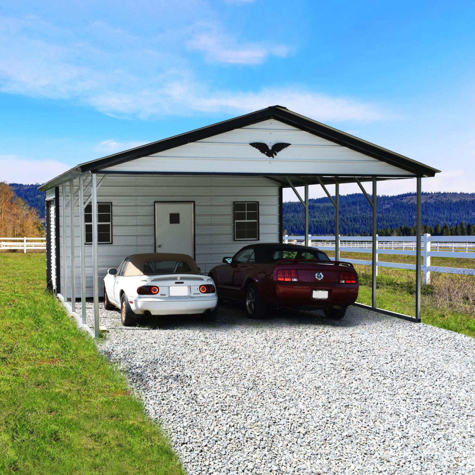 Combo Units Village Carports