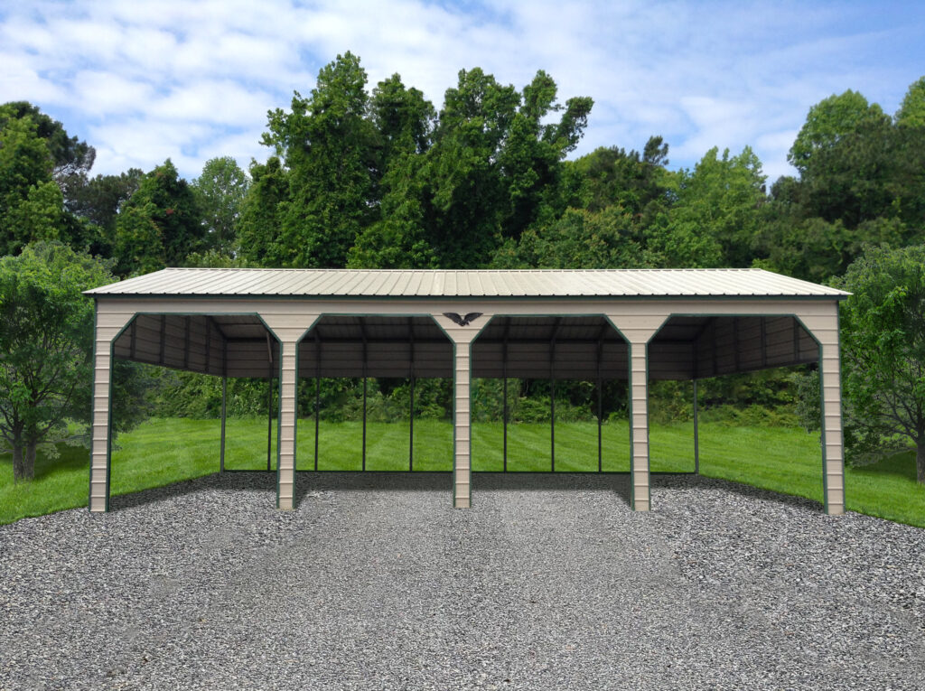 24x50x11 MultiVehicle Carport Village Carports